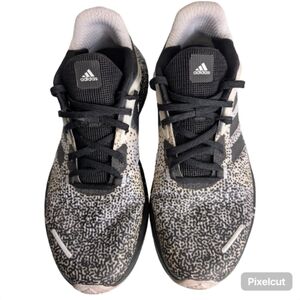 Adidas Alphabounce Men's Running Shoes Size 10 White Black Beige Speckled